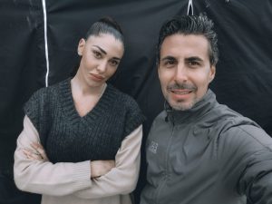 Vincenzo Cutietta con Belen Rodriguez