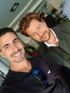 Vincenzo Cutietta con Claudio Gioè