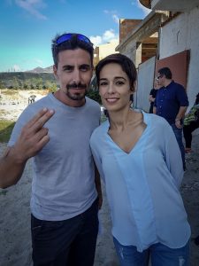 Vincenzo Cutietta e Dyane Fleri durante Solo